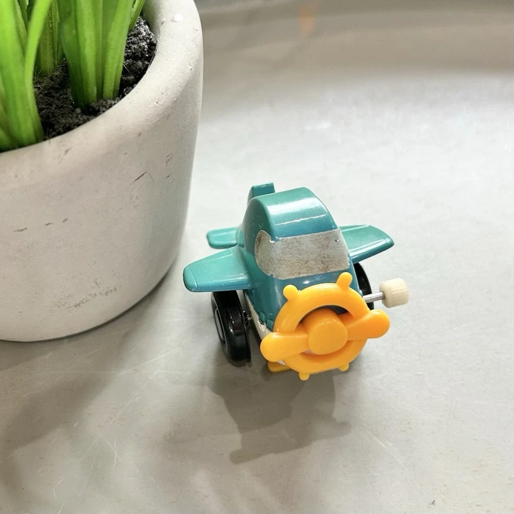 VTG Toy Flip‎ Flopper Plane Airplane Wind-Up Toy Asia Tomy 1978 *Not Working